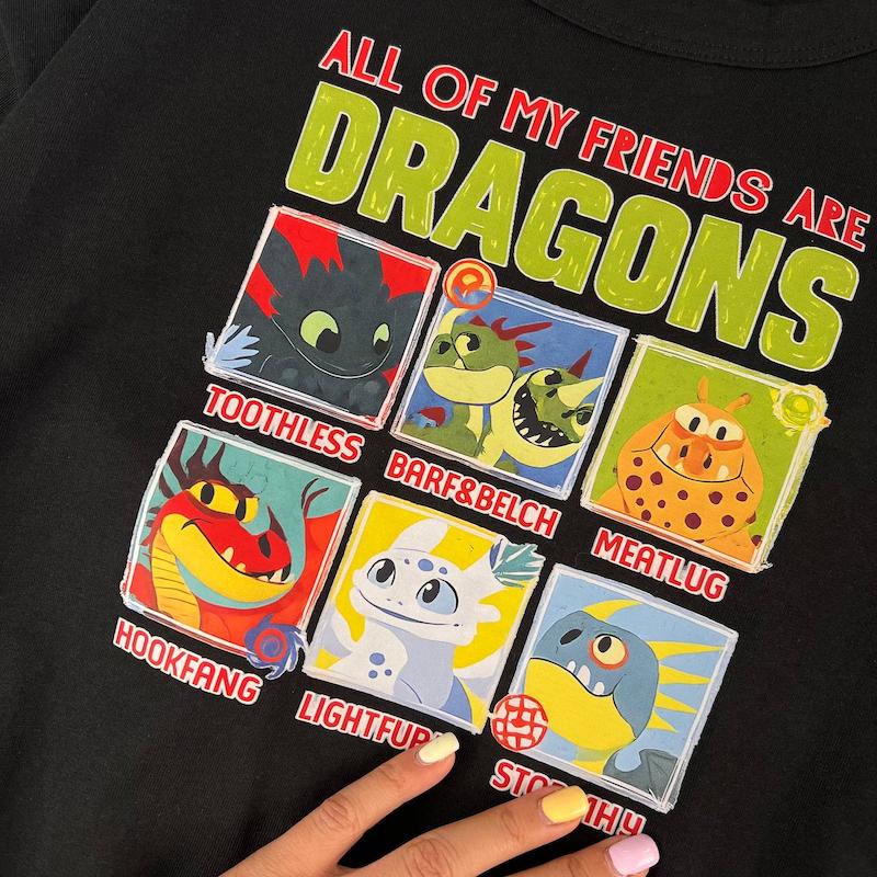 تیشرت how to train your dragon✨