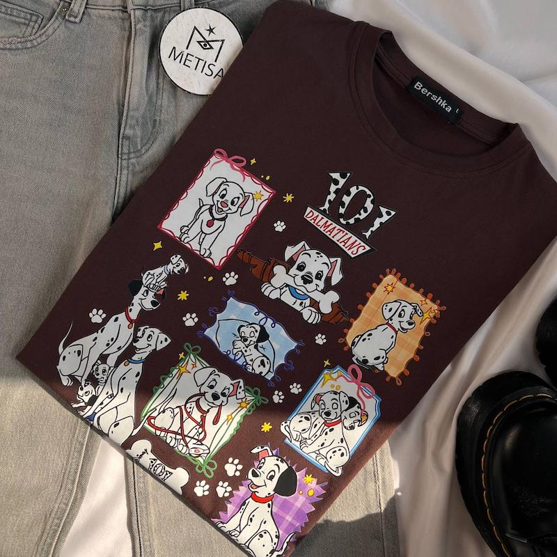 تیشرت قهوه ای 101dalmatians