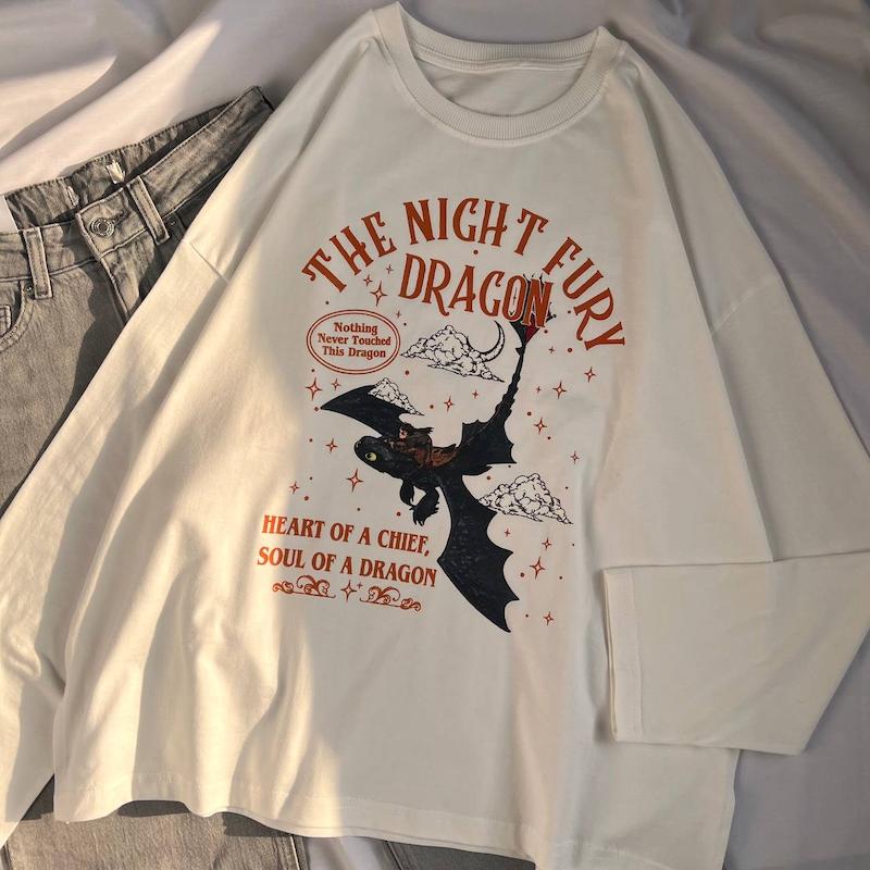 استین بلند | the night fury dragon