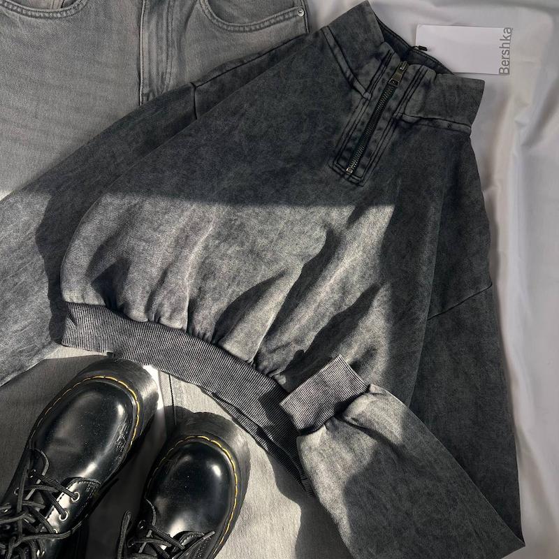 نیم زیپ سنگشور bershka