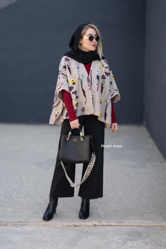 پانچ  flower زرشکی (ارسال فوری)