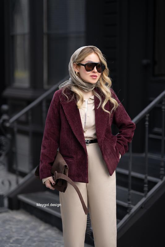 کت  Levin زرشکی (ارسال یک هفته کاری بعد از ثبت سفارش)