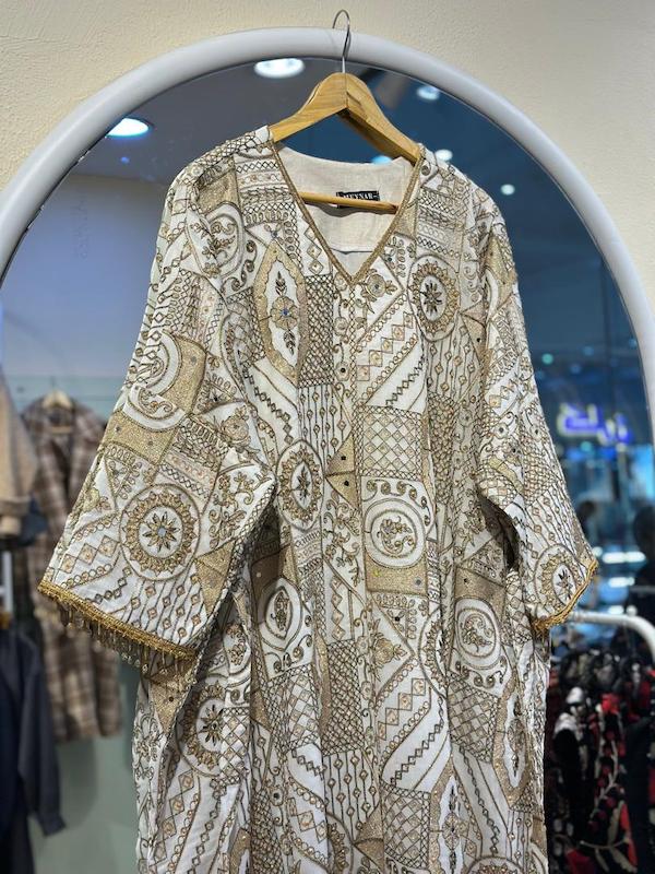 کفتان هندسی 10001 (سفید)