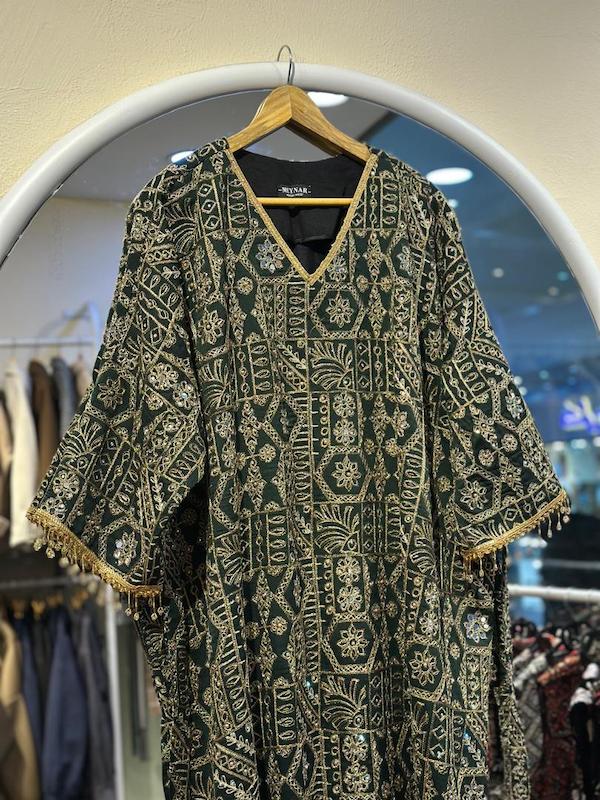 کفتان هندسی 10002 (سبزتیره)