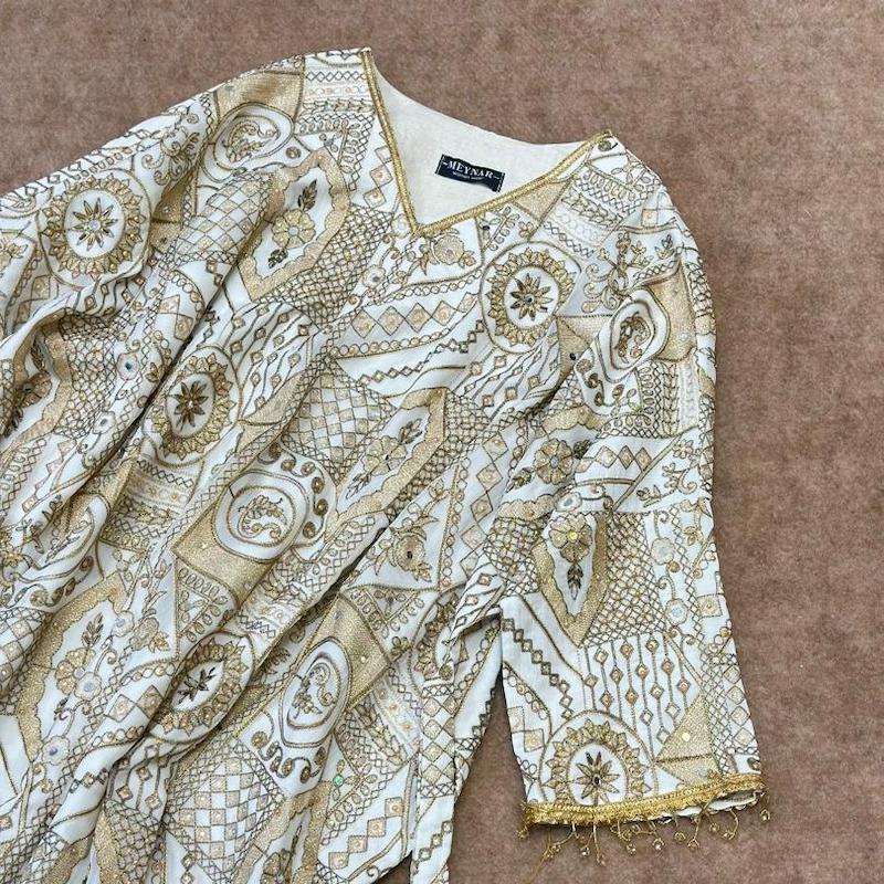 کفتان هندسی 10001 (سفید)