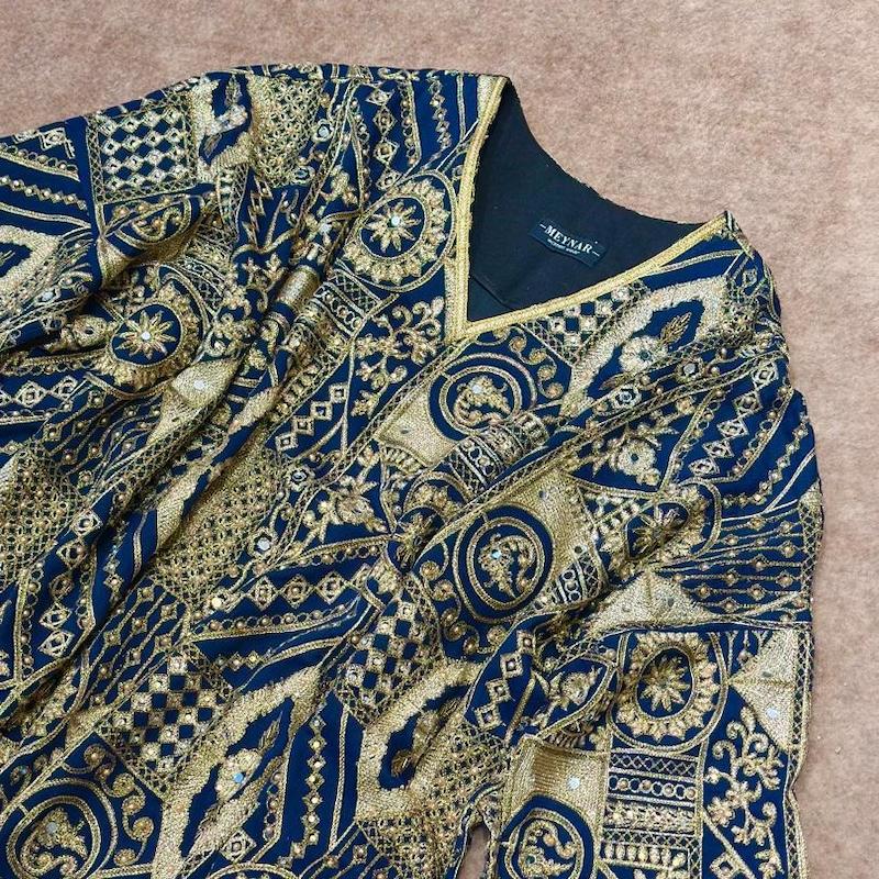 کفتان هندسی 10001 (سورمه ای)