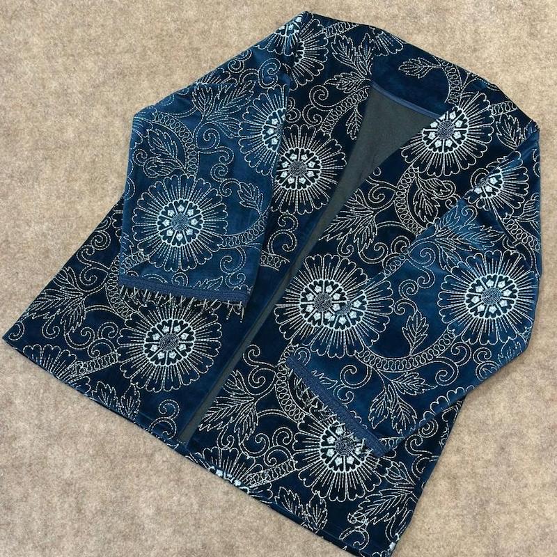 کت مخمل هندی شماره دوزی 1006