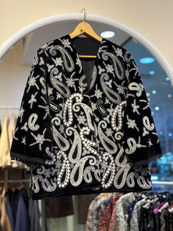 کت مخمل هندی ترمه پولکی 1003