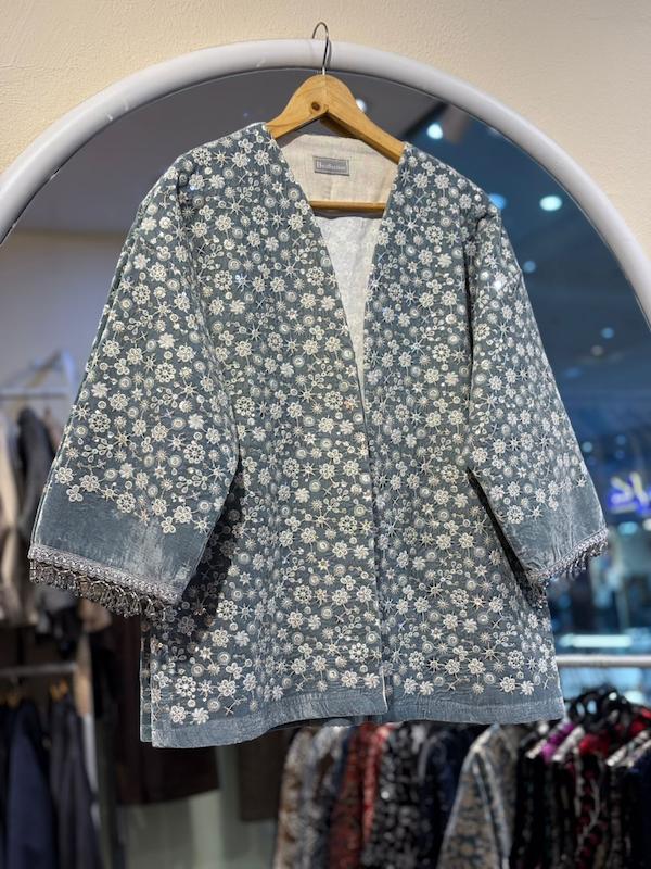 کت مخمل گل ریز 1005