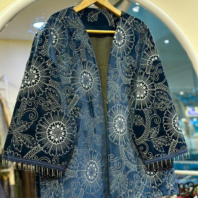 کت مخمل هندی شماره دوزی 1006