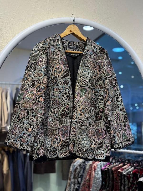 کت مخمل سرمه دوزی 1010