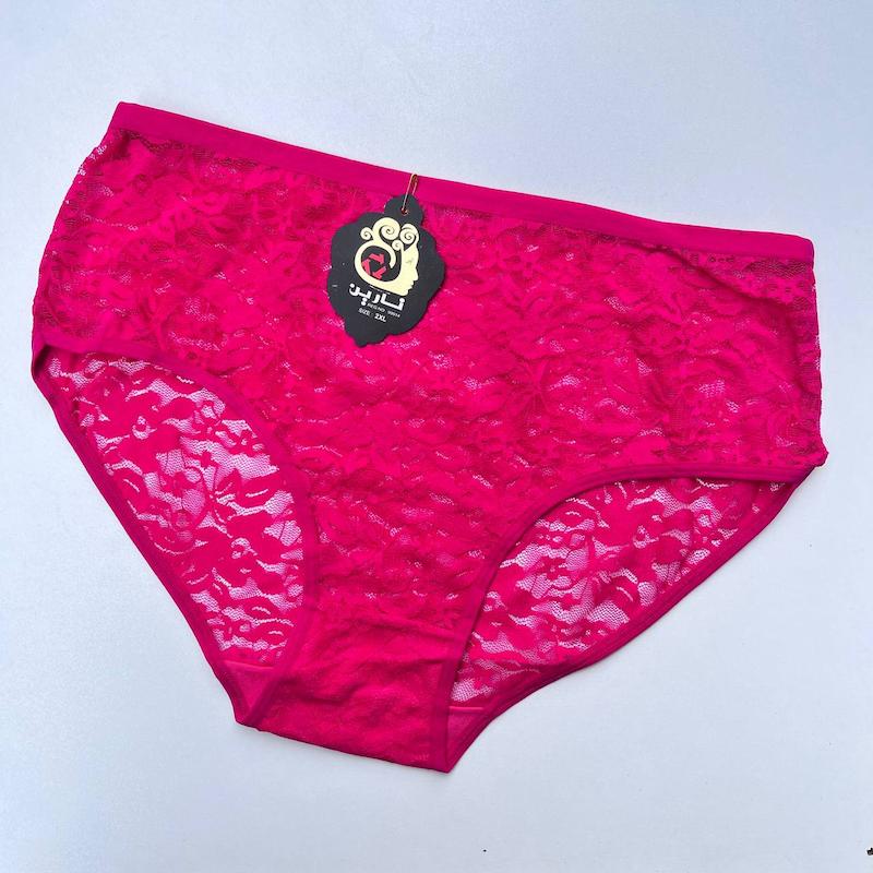 شورت گیپوری سایزبزرگ سرخابی