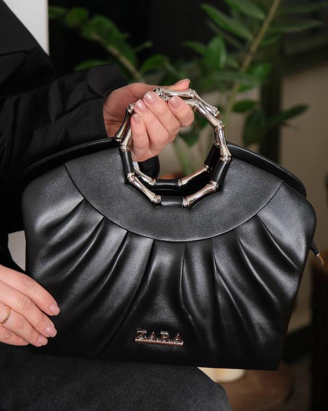 كيف زنانه زارا دسته گرد كد 281