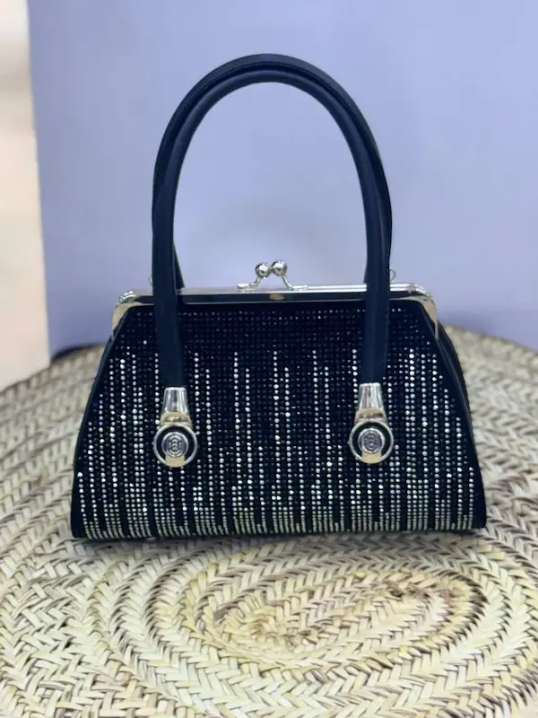 كيف زنانه دهنه منگو نگين زرين كد 295