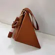 کیف زنانه هرمی نارنجي 
