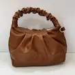 کیف دستی زنانه دسته چین‌دار قهوه اي 