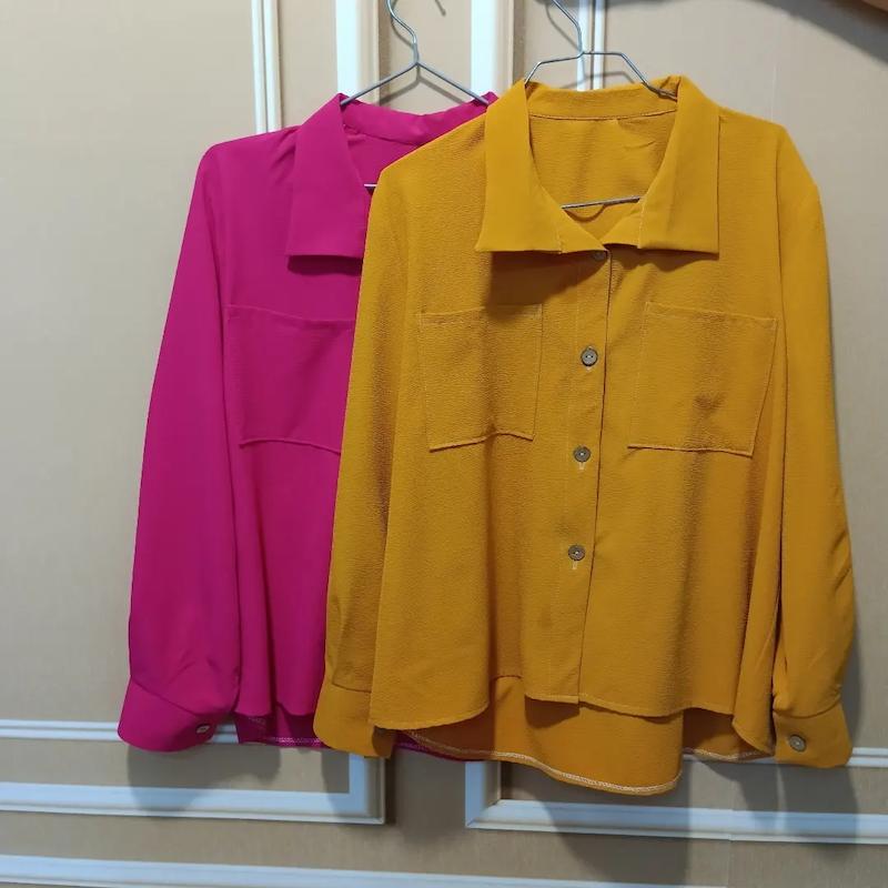 شومیز رنگی رنگی