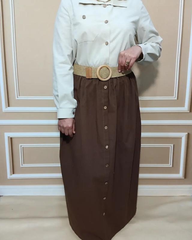 ست شومیز ودامن لینن 