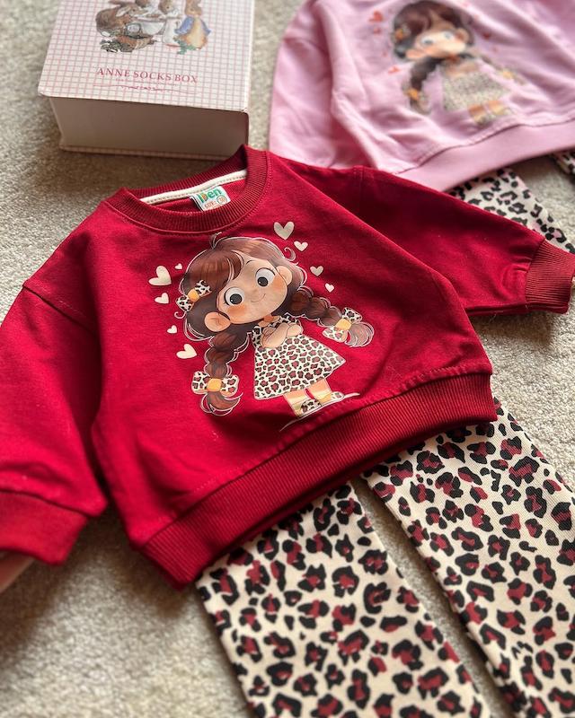 ست بلوزشلواردخترک پلنگی