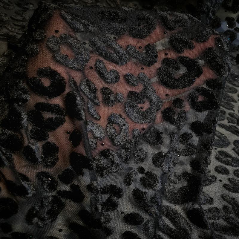 شال مخمل پلنگی