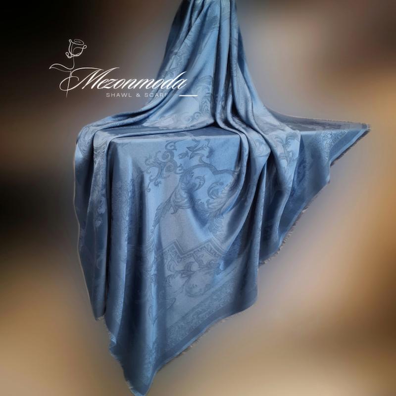 روسری ژاکارد نخ ابریشم