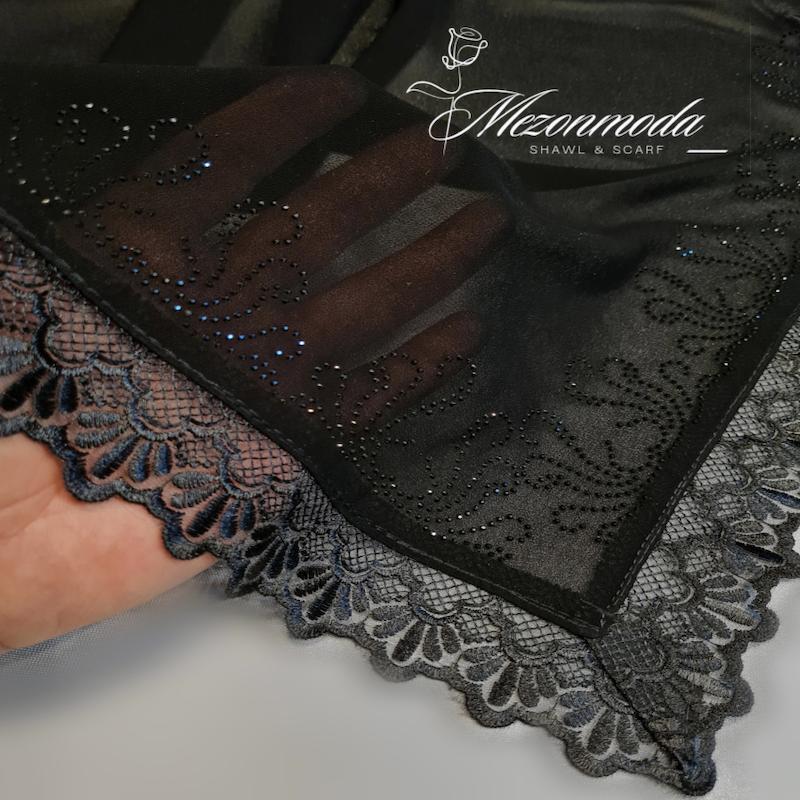 روسری حریر مجلسی