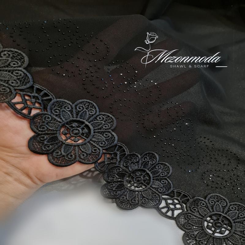 روسری حریر مجلسی