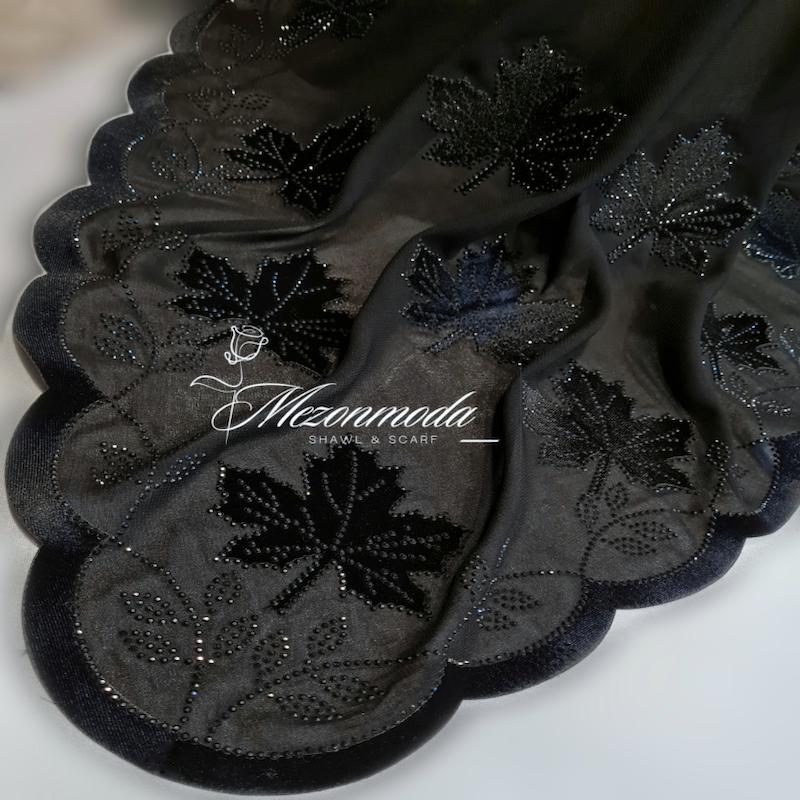 روسری حریر مجلسی