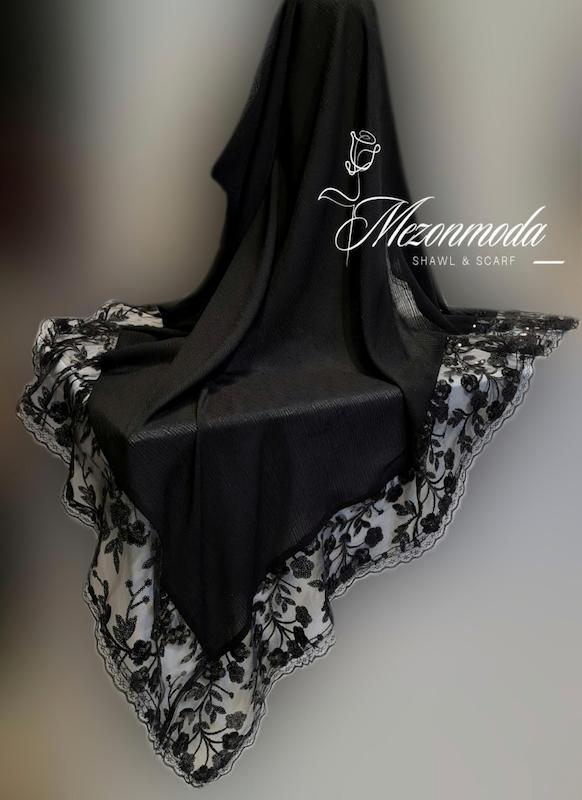 روسری مجلسی دور تور