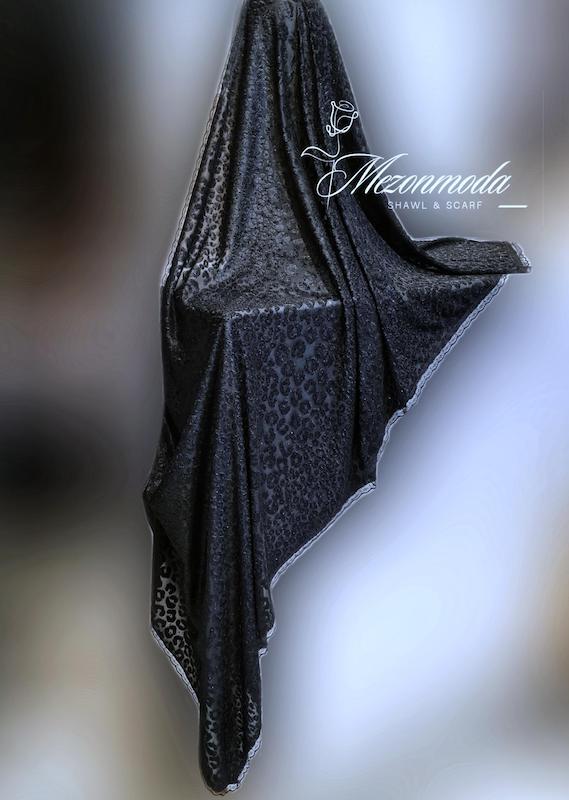 شال مخمل نگیندار