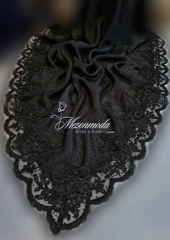 روسری اسلپ گلدوزی R