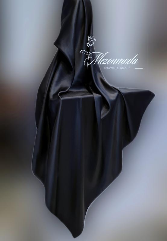 روسری ساتن ساده