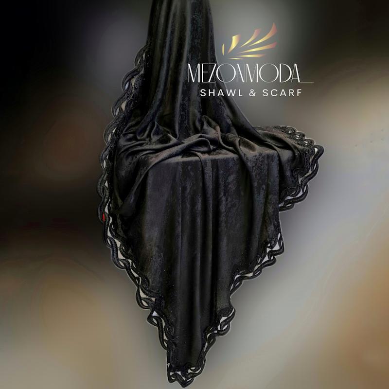 روسری پتینه گلدوزی