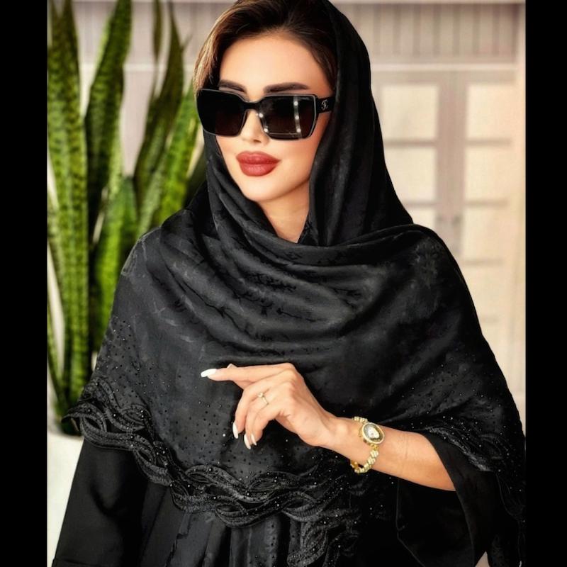 روسری پتینه گلدوزی