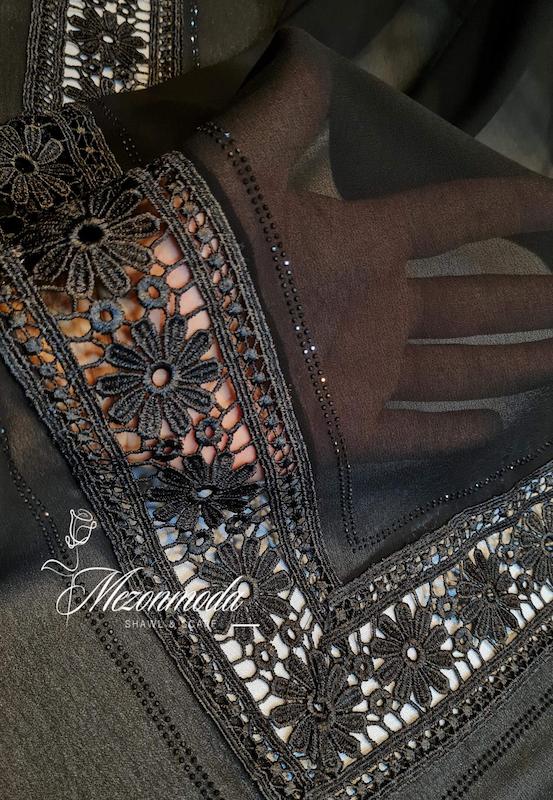 روسری گلدوزی