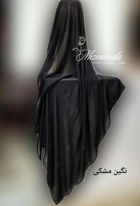 روسری نگین دار
