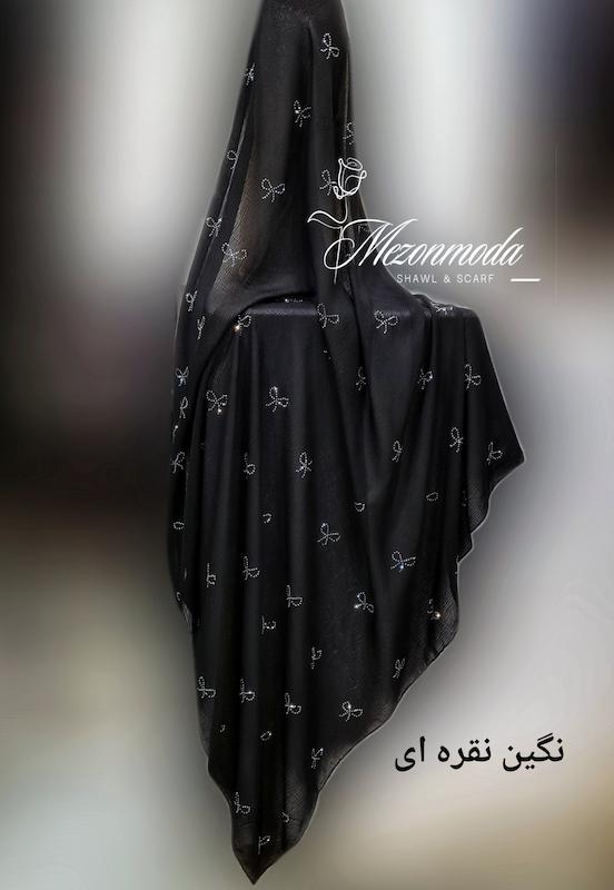 روسری نگین دار