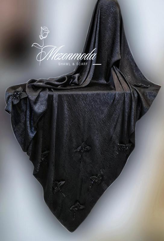 روسری مجلسی کارشده