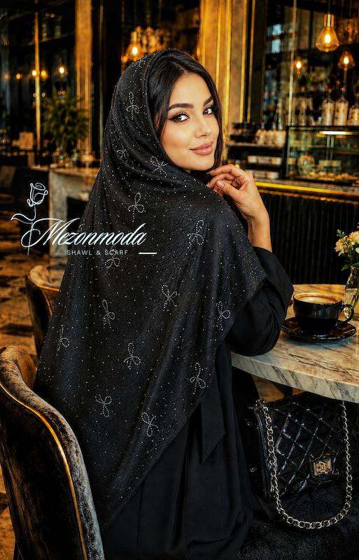روسری مجلسی نگیندار 