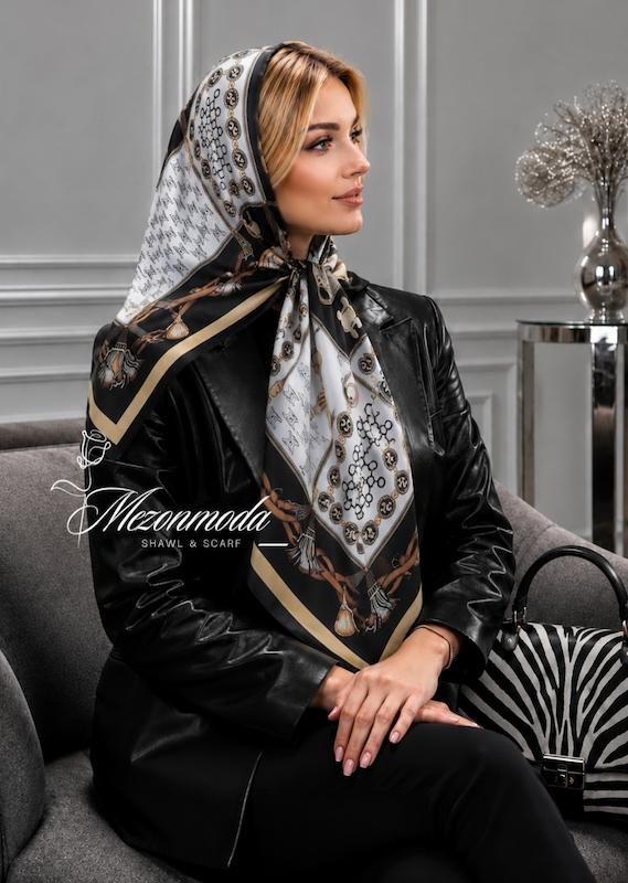 روسری ابریشمی کد 134