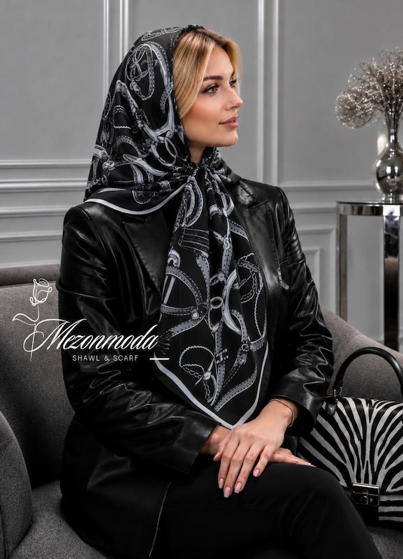 روسری ابریشم کد 133