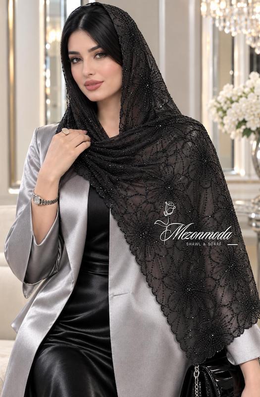 شال مجلسی گلدوزی کد 52