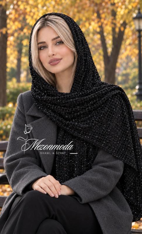 شال مخمل پاییزه