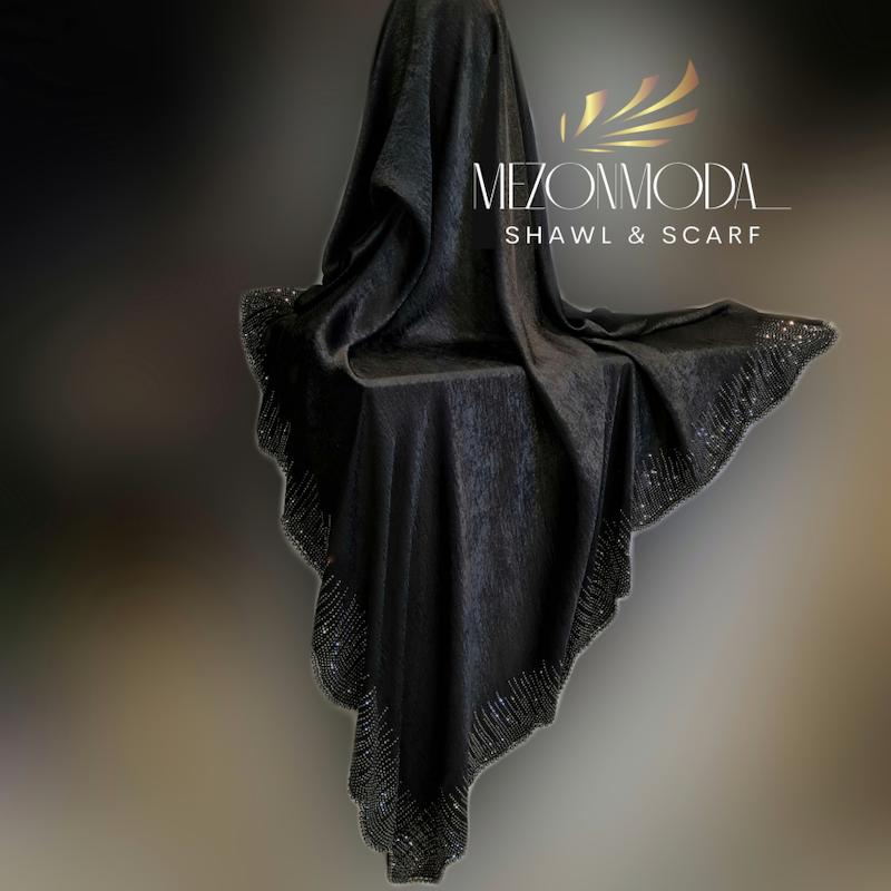 روسری مجلسی هلالی