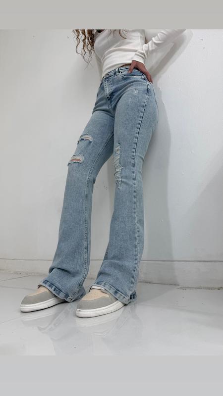 شلوار جین بوت کات کد 858/2