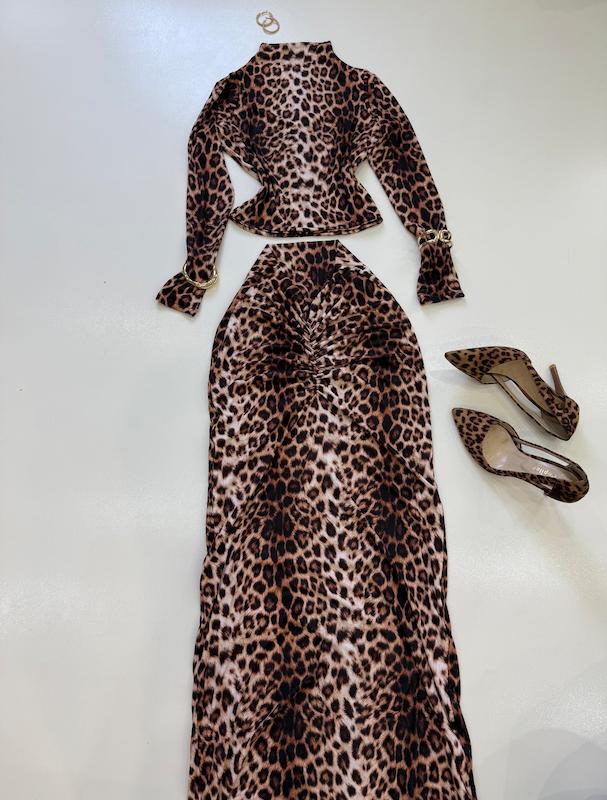 کراپ دامن پلنگی ۹۰۵