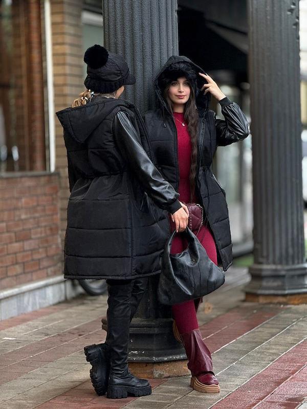 پالتو زنانه چرم