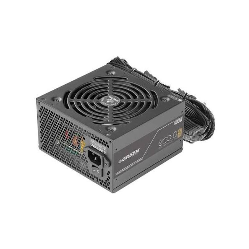 منبع تغذیه کامپیوتر گرین GP400A-ECO D 80 Plus Bronze توان 400 وات