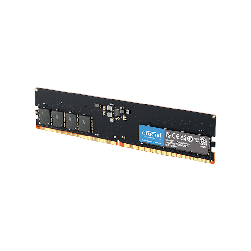 رم کامپیوتر کروشیال تک کاناله مدل CT16 فرکانس 5600 مگاهرتز DDR5 تایمینگ CL46 حافظه 16 گیگابایت