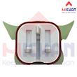 محافظ شارژر اپل  سه پین طرح  baby yoda